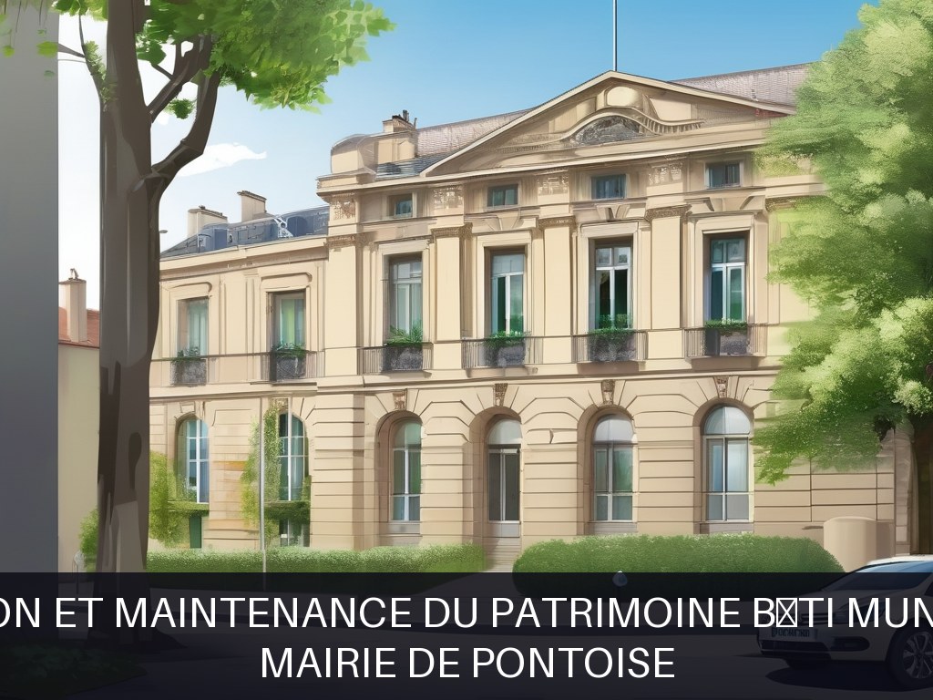 Illustration pour Mairie de Pontoise: Gestion et maintenance du patrimoine bâti municipal