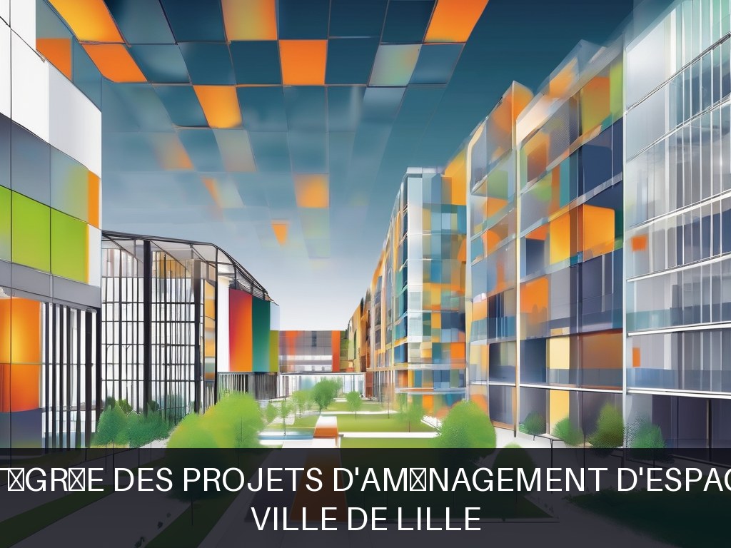 Illustration pour Ville de Lille: Gestion intégrée des projets d'aménagement d'espaces publics