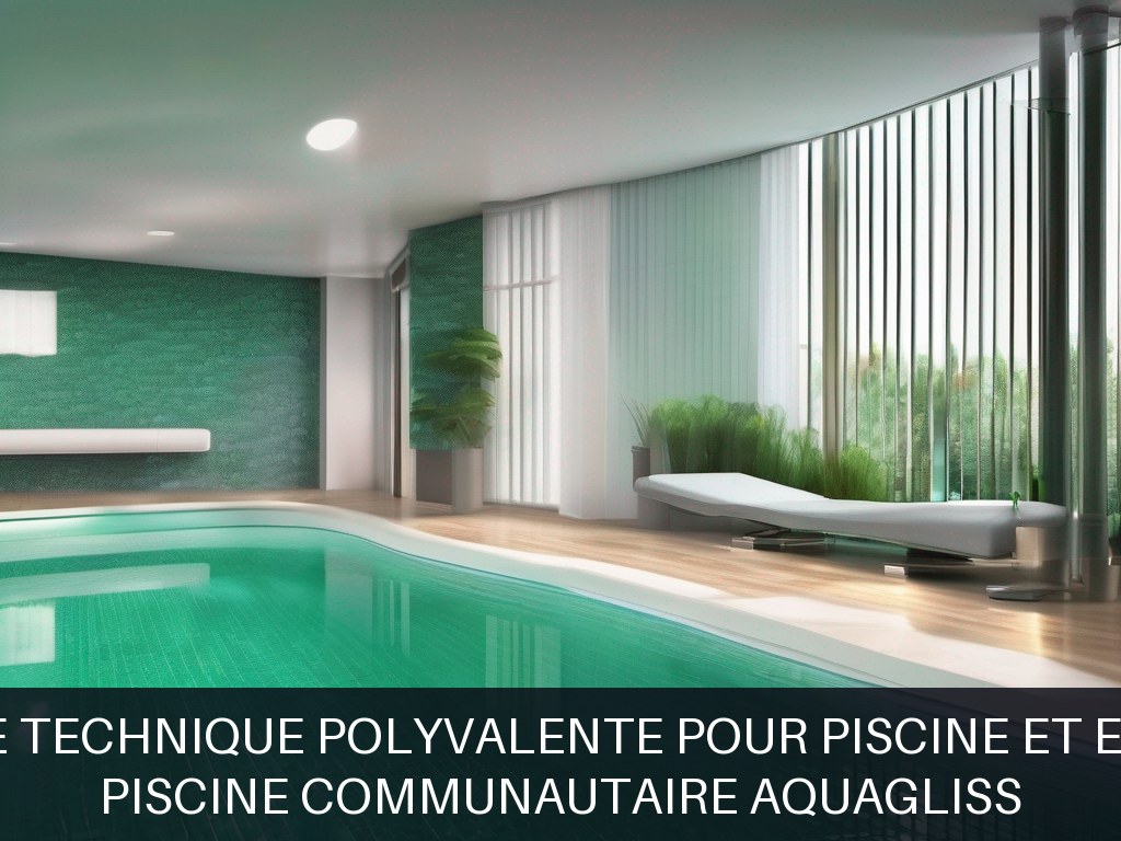 Illustration pour Piscine communautaire Aquagliss: Maintenance technique polyvalente pour piscine et espaces verts