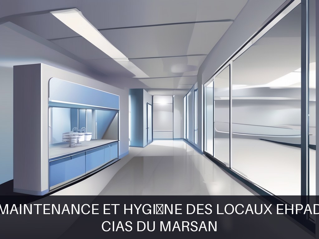 Illustration pour CIAS DU MARSAN: Maintenance et hygiène des locaux EHPAD