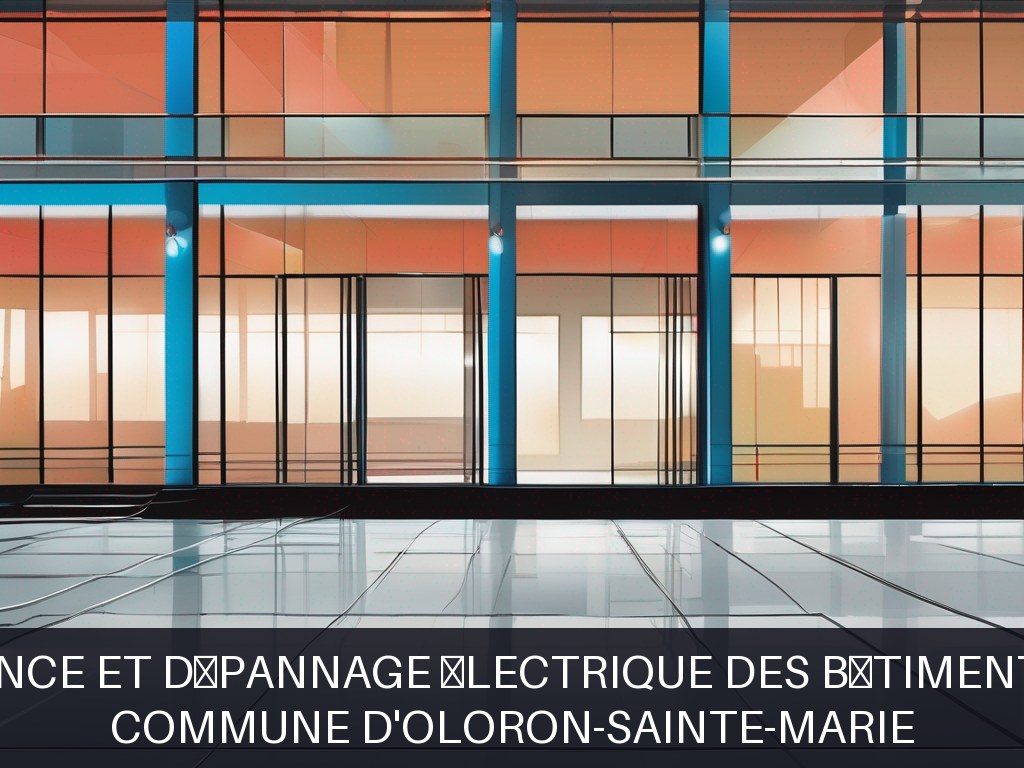 Illustration pour Commune d'Oloron-Sainte-Marie: Maintenance et dépannage électrique des bâtiments publics