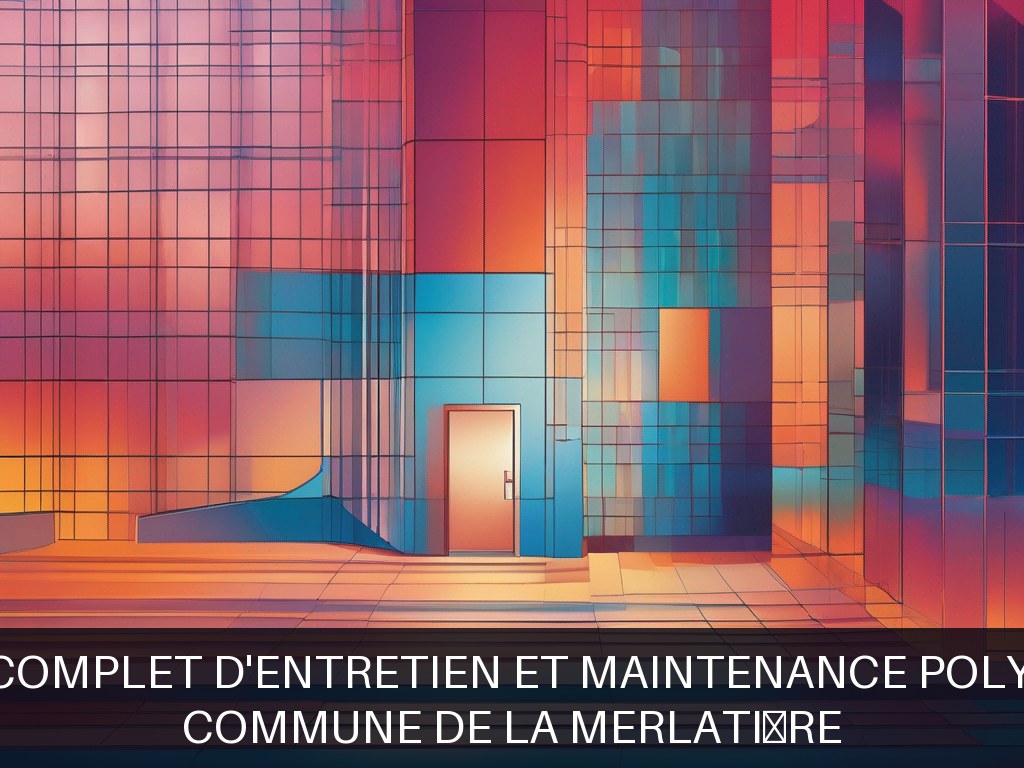 Illustration pour Commune de La Merlatière: Service complet d'entretien et maintenance polyvalente