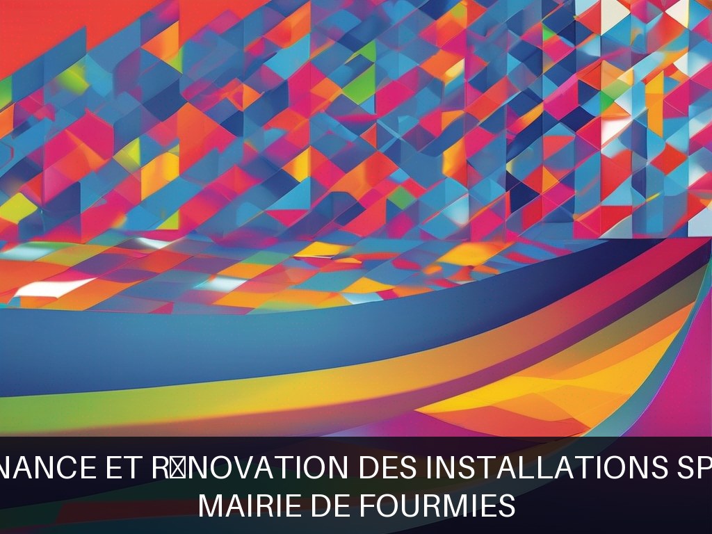 Illustration pour Mairie de Fourmies: Maintenance et rénovation des installations sportives