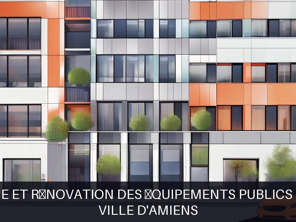Illustration pour Ville d'Amiens: Maintenance et rénovation des équipements publics communaux