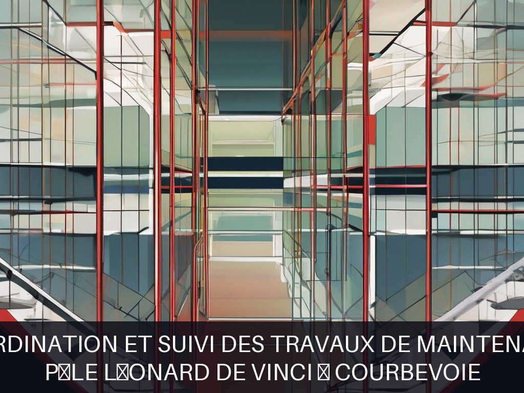 Illustration pour Pôle Léonard de Vinci à Courbevoie: Coordination et suivi des travaux de maintenance
