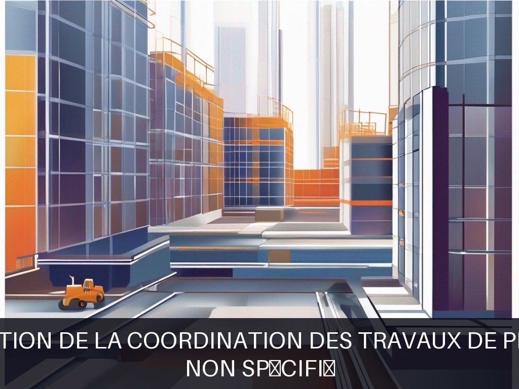 Illustration pour Non spécifié: Optimisation de la Coordination des Travaux de Plomberie (Potentiel à Court Terme)