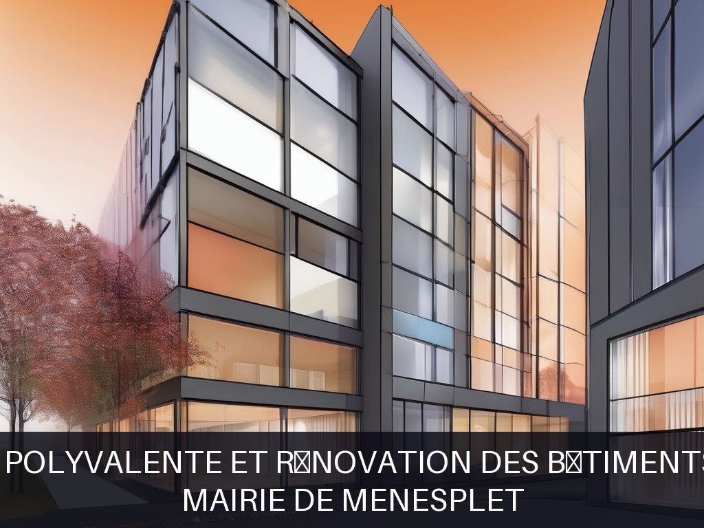 Illustration pour Mairie de MENESPLET: Maintenance polyvalente et rénovation des bâtiments communaux
