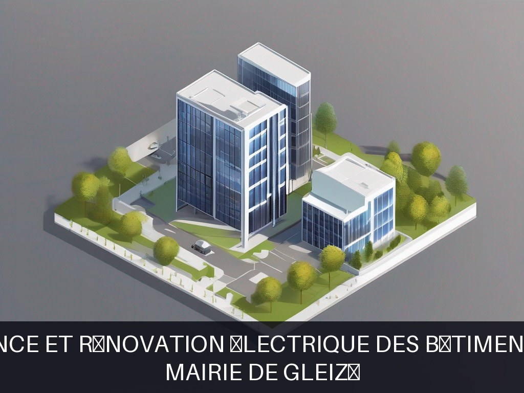 Illustration pour Mairie de Gleizé: Maintenance et rénovation électrique des bâtiments publics