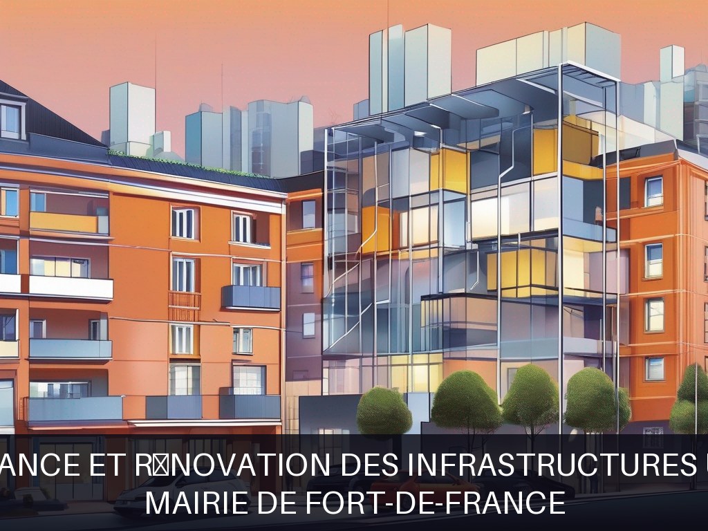 Illustration pour Mairie de Fort-de-France: Maintenance et rénovation des infrastructures urbaines