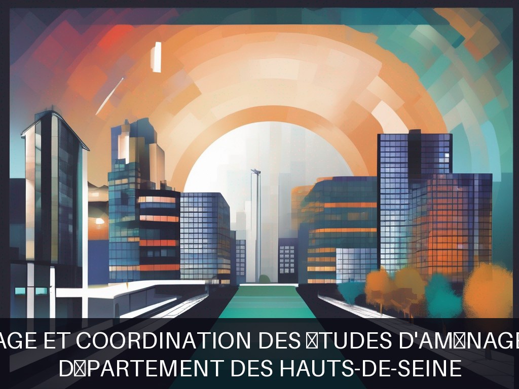 Illustration pour Département des Hauts-de-Seine: Pilotage et coordination des études d'aménagement