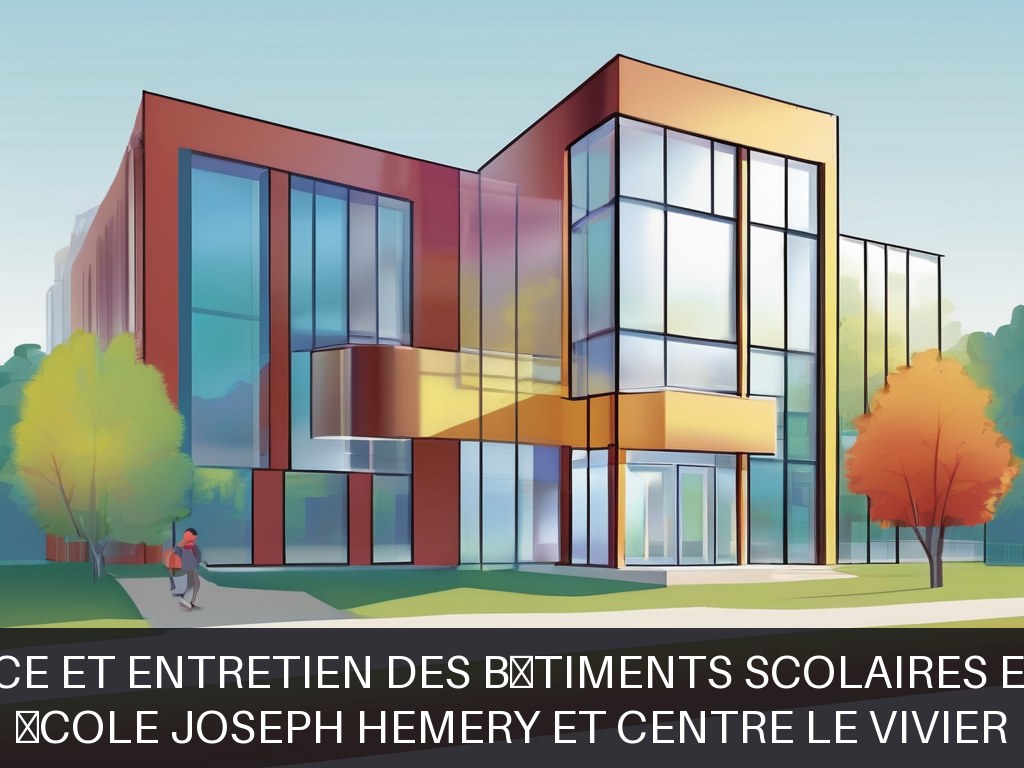Illustration pour École Joseph Hemery et centre Le Vivier: Maintenance et entretien des bâtiments scolaires et de loisirs