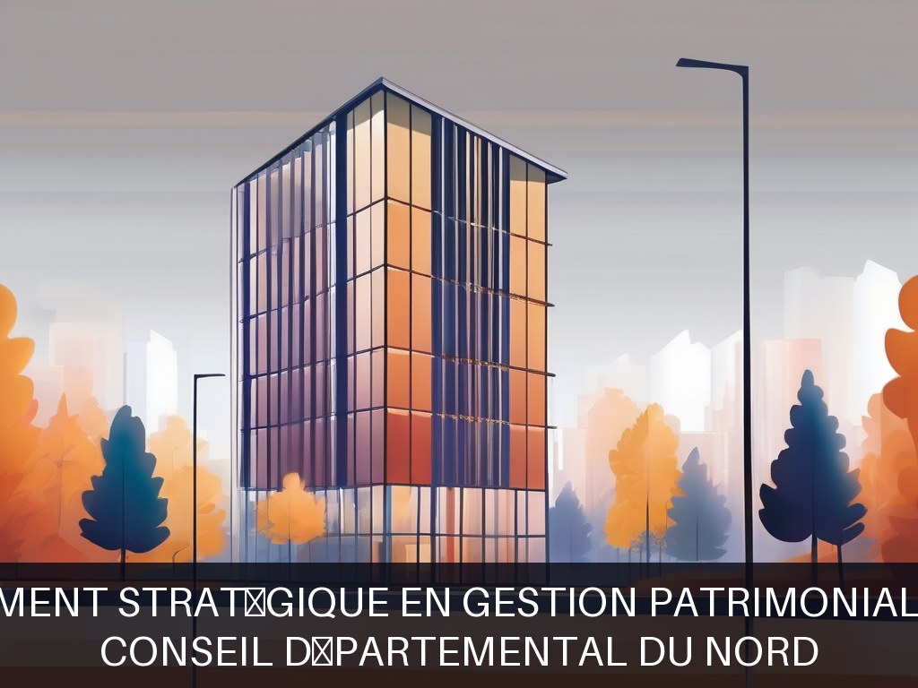 Illustration pour Conseil Départemental du Nord: Accompagnement stratégique en gestion patrimoniale immobilière