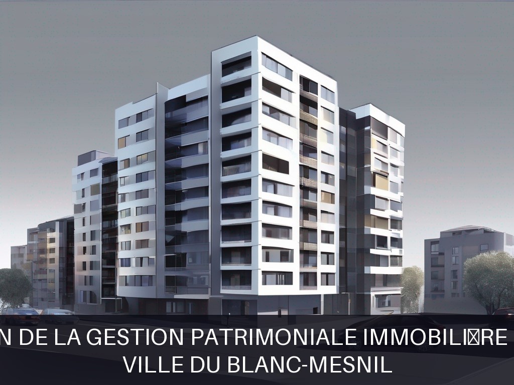 Illustration pour Ville du Blanc-Mesnil: Optimisation de la gestion patrimoniale immobilière et mobilière