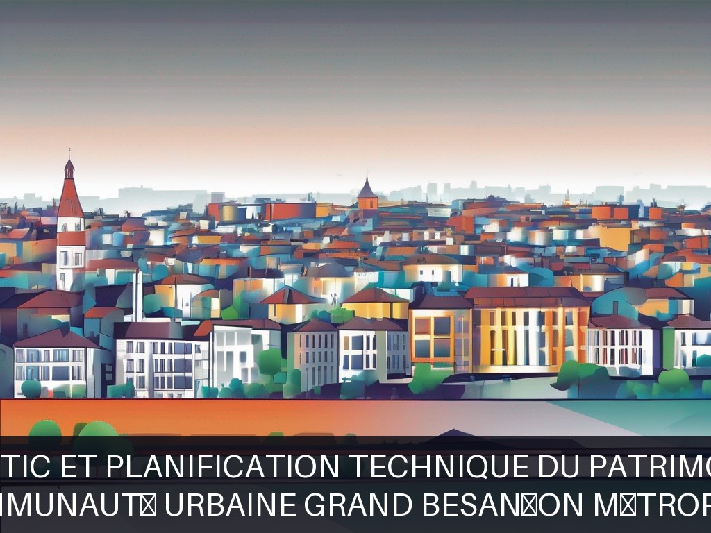Illustration pour Communauté Urbaine Grand Besançon Métropole: Diagnostic et planification technique du patrimoine bâti