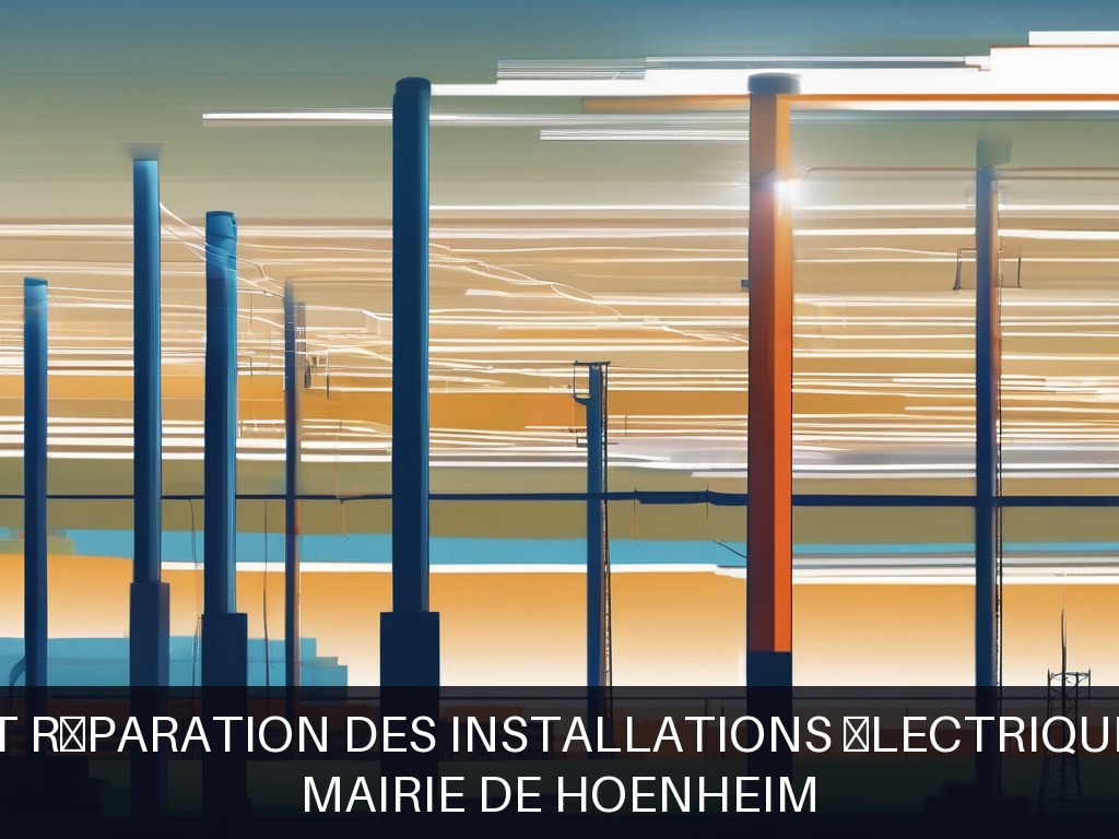 Illustration pour Mairie de Hoenheim: Maintenance et réparation des installations électriques communales