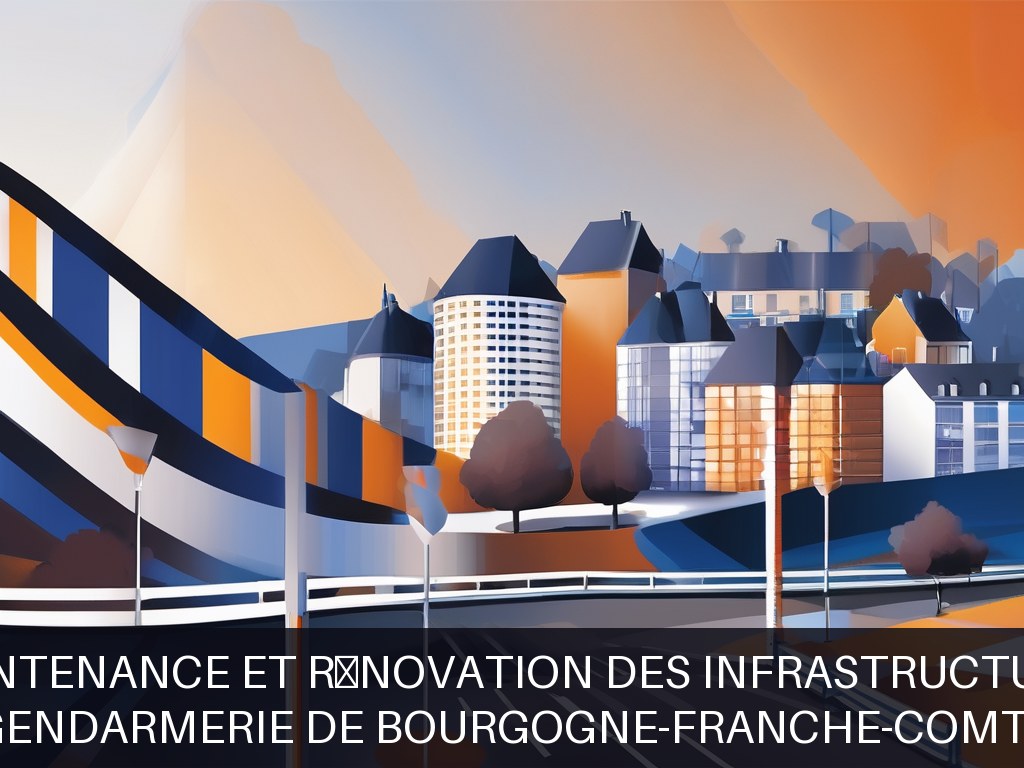 Illustration pour Gendarmerie de Bourgogne-Franche-Comté: Maintenance et rénovation des infrastructures