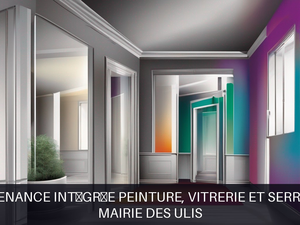 Illustration pour Mairie des Ulis: Maintenance intégrée peinture, vitrerie et serrurerie