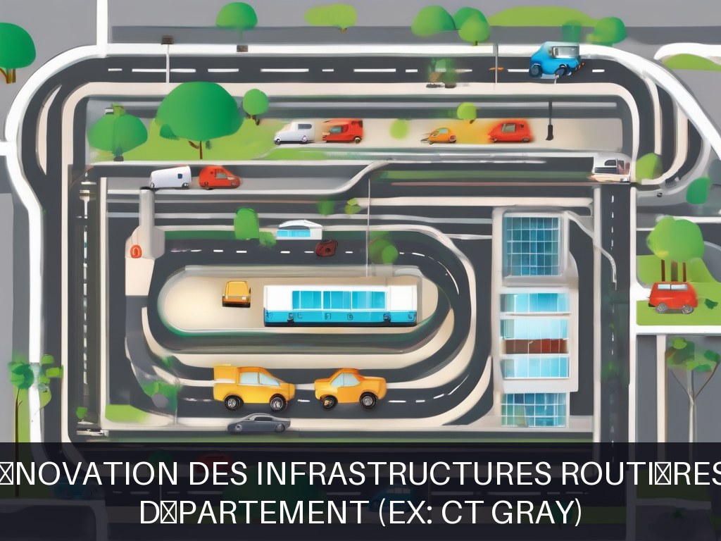 Illustration pour Département (ex: CT Gray): Maintenance et rénovation des infrastructures routières et bâtimentaires