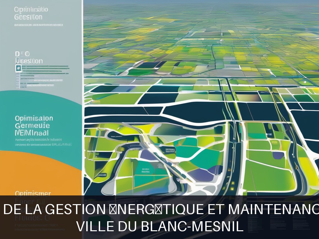 Illustration pour Ville du Blanc-Mesnil: Optimisation de la gestion énergétique et maintenance des fluides