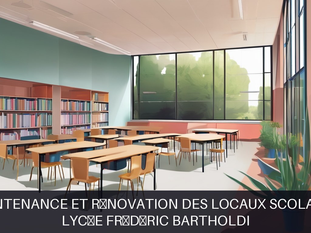 Illustration pour Lycée Frédéric Bartholdi: Maintenance et rénovation des locaux scolaires