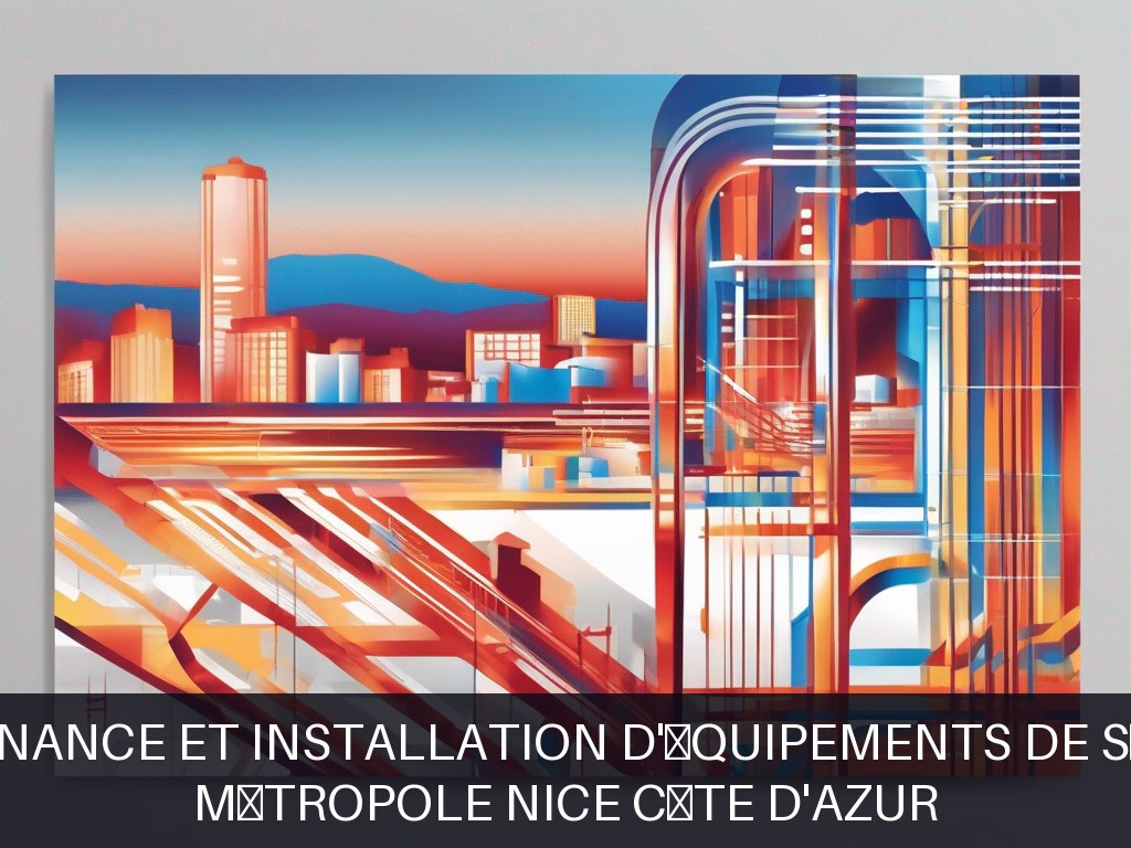 Illustration pour Métropole Nice Côte d'Azur: Maintenance et installation d'équipements de sécurité