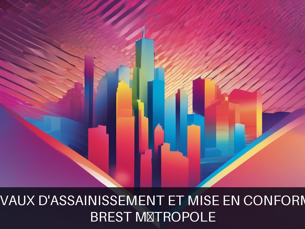 Illustration pour Brest Métropole: Travaux d'assainissement et mise en conformité