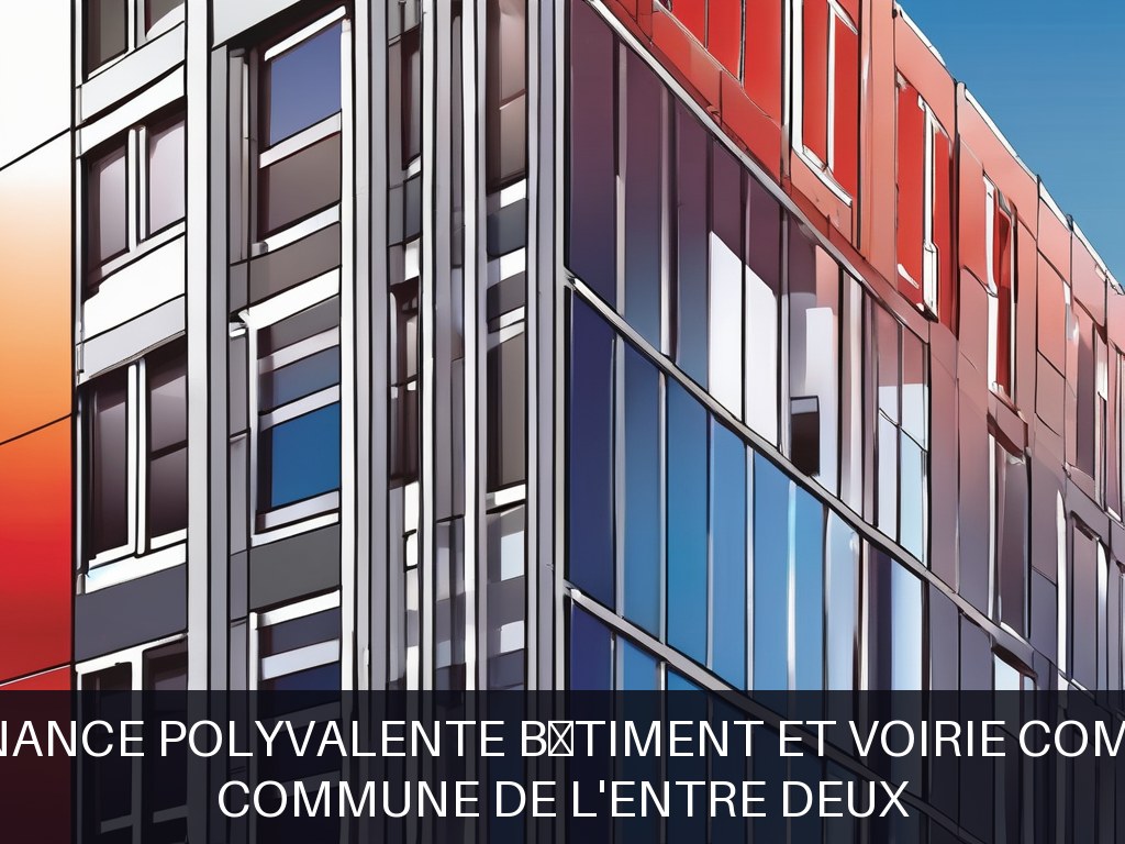 Illustration pour COMMUNE DE L'ENTRE DEUX: Maintenance polyvalente bâtiment et voirie communale