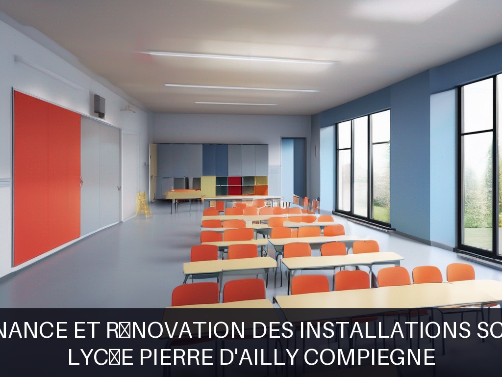 Illustration pour Lycée Pierre d'Ailly COMPIEGNE: Maintenance et rénovation des installations scolaires