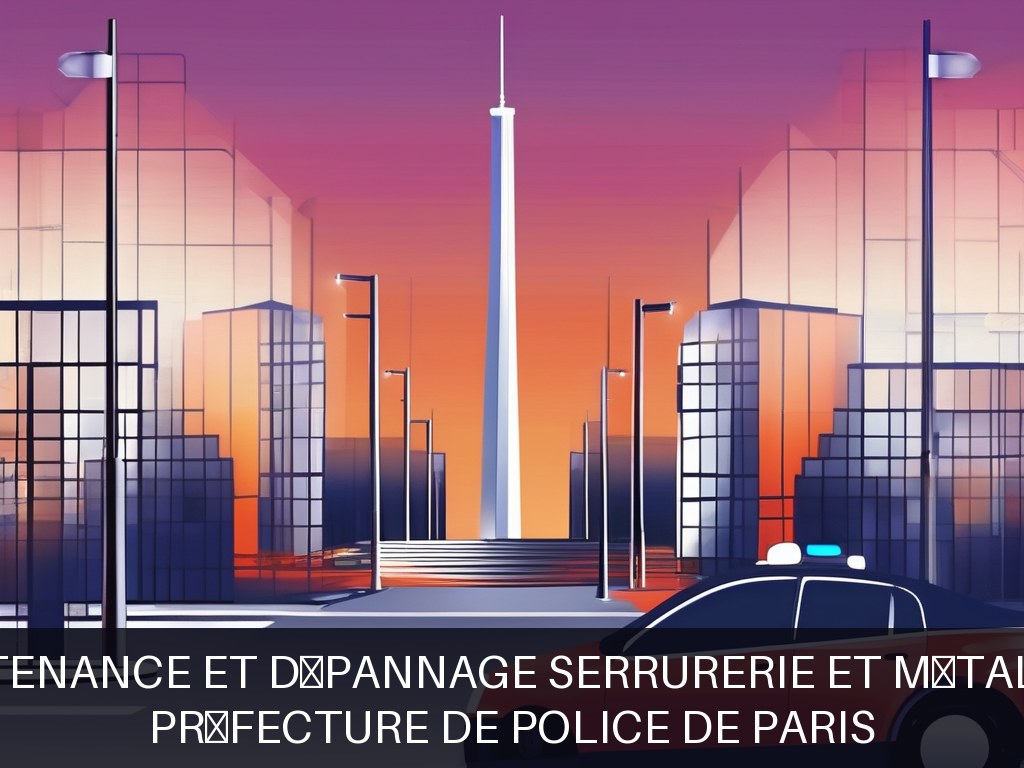 Illustration pour Préfecture de Police de Paris: Maintenance et dépannage serrurerie et métallerie