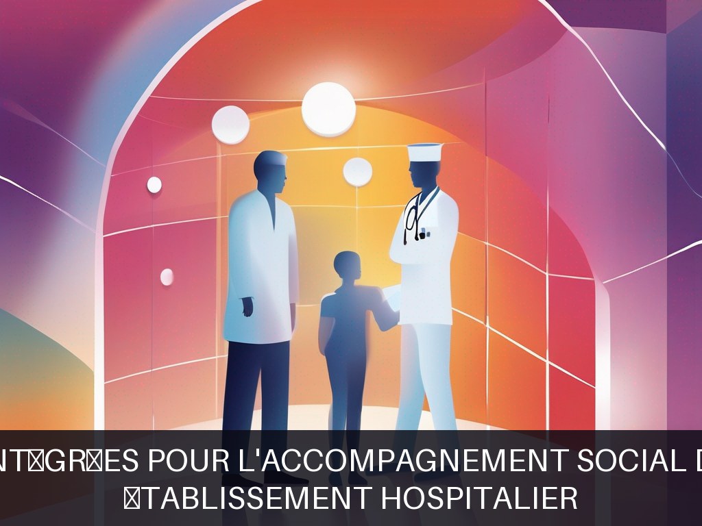 Illustration pour Établissement hospitalier: Solutions intégrées pour l'accompagnement social des patients