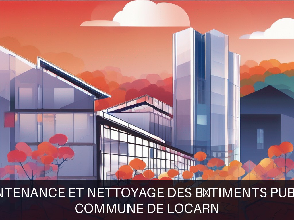 Illustration pour Commune de Locarn: Maintenance et nettoyage des bâtiments publics