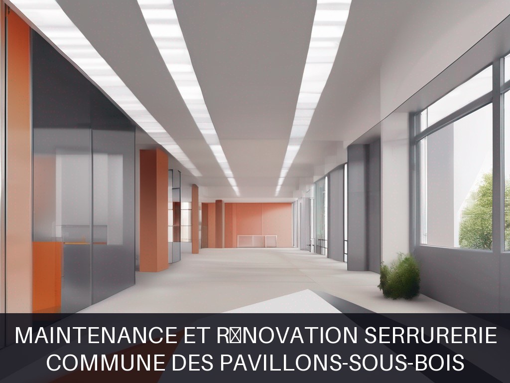 Illustration pour Commune des Pavillons-Sous-Bois: Maintenance et rénovation serrurerie