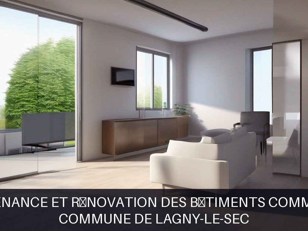 Illustration pour Commune de Lagny-le-Sec: Maintenance et rénovation des bâtiments communaux