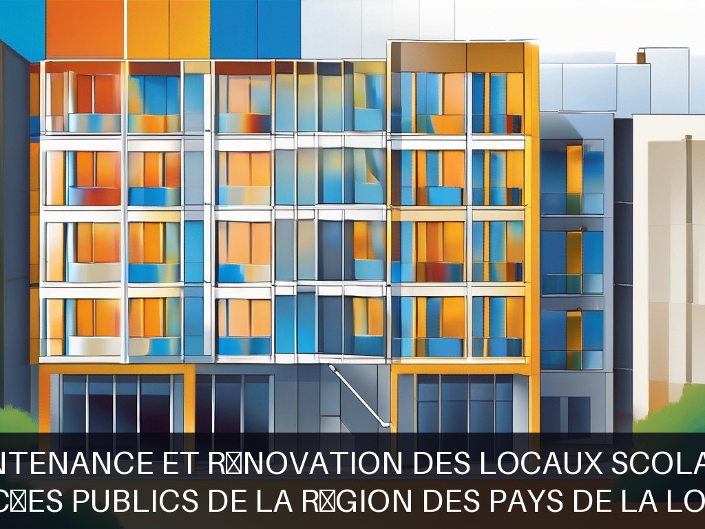 Illustration pour Lycées publics de la Région des Pays de la Loire: Maintenance et rénovation des locaux scolaires