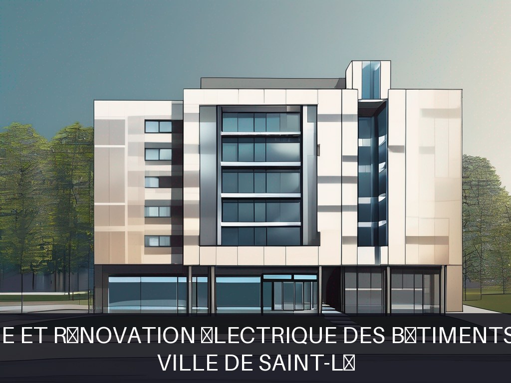 Illustration pour Ville de Saint-Lô: Maintenance et rénovation électrique des bâtiments municipaux