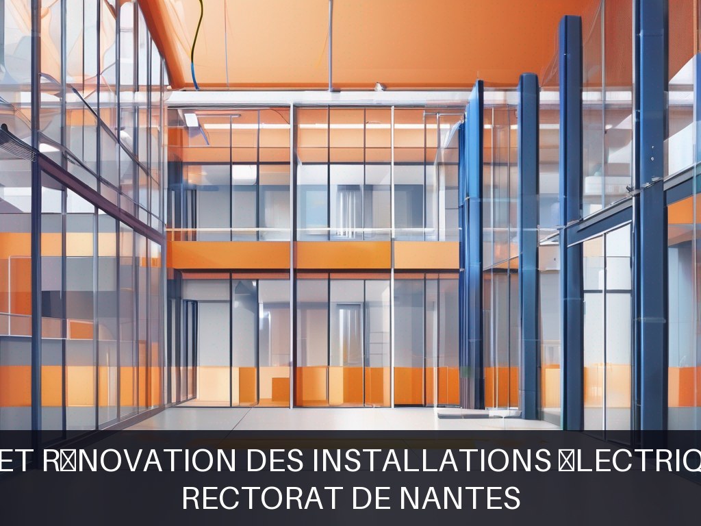 Illustration pour Rectorat de Nantes: Maintenance et rénovation des installations électriques scolaires