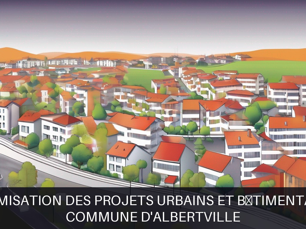 Illustration pour Commune d'Albertville: Optimisation des projets urbains et bâtimentaires