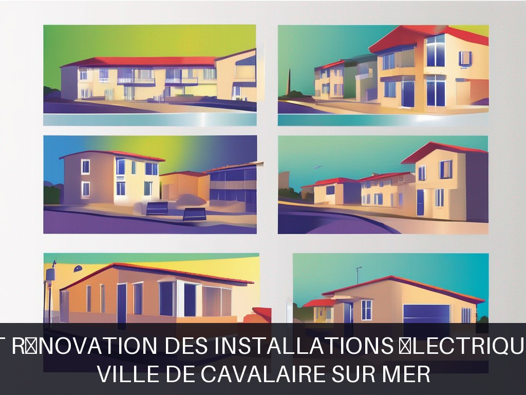 Illustration pour Ville de Cavalaire sur Mer: Maintenance et rénovation des installations électriques communales