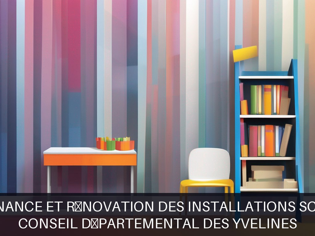 Illustration pour Conseil départemental des Yvelines: Maintenance et rénovation des installations scolaires