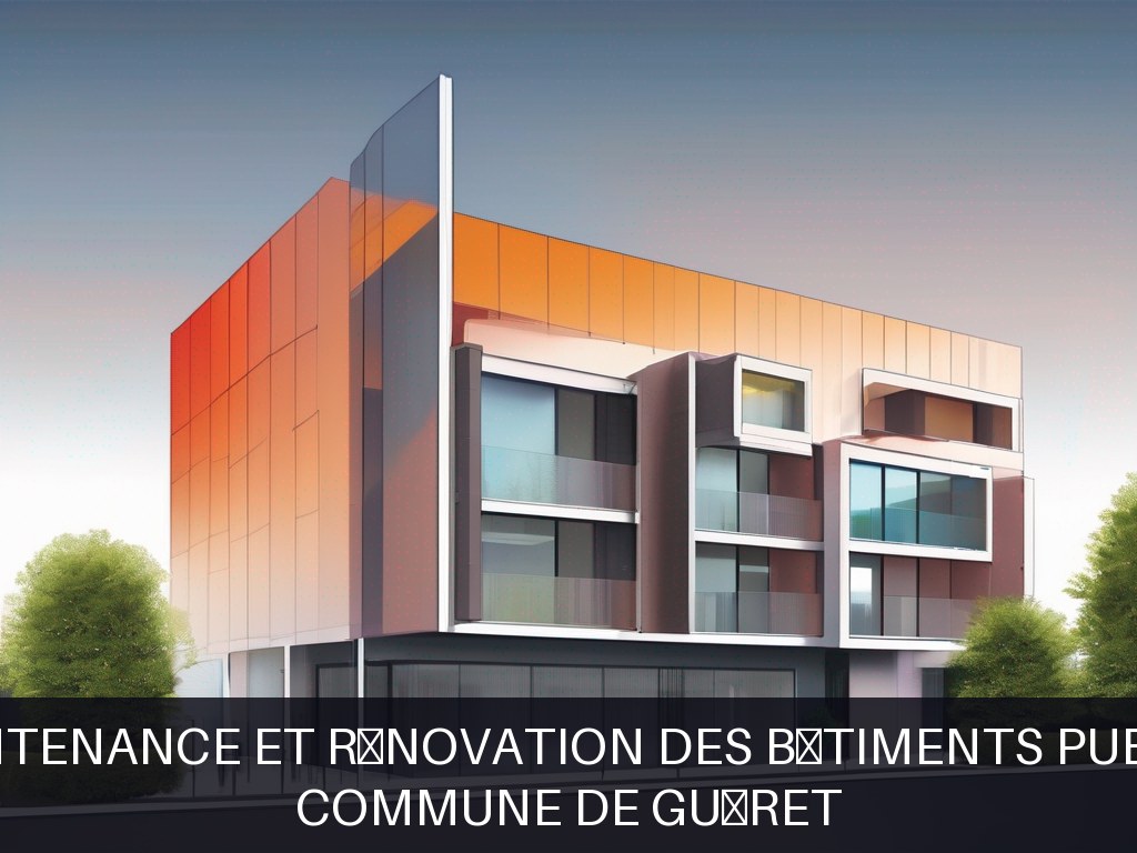 Illustration pour Commune de Guéret: Maintenance et rénovation des bâtiments publics