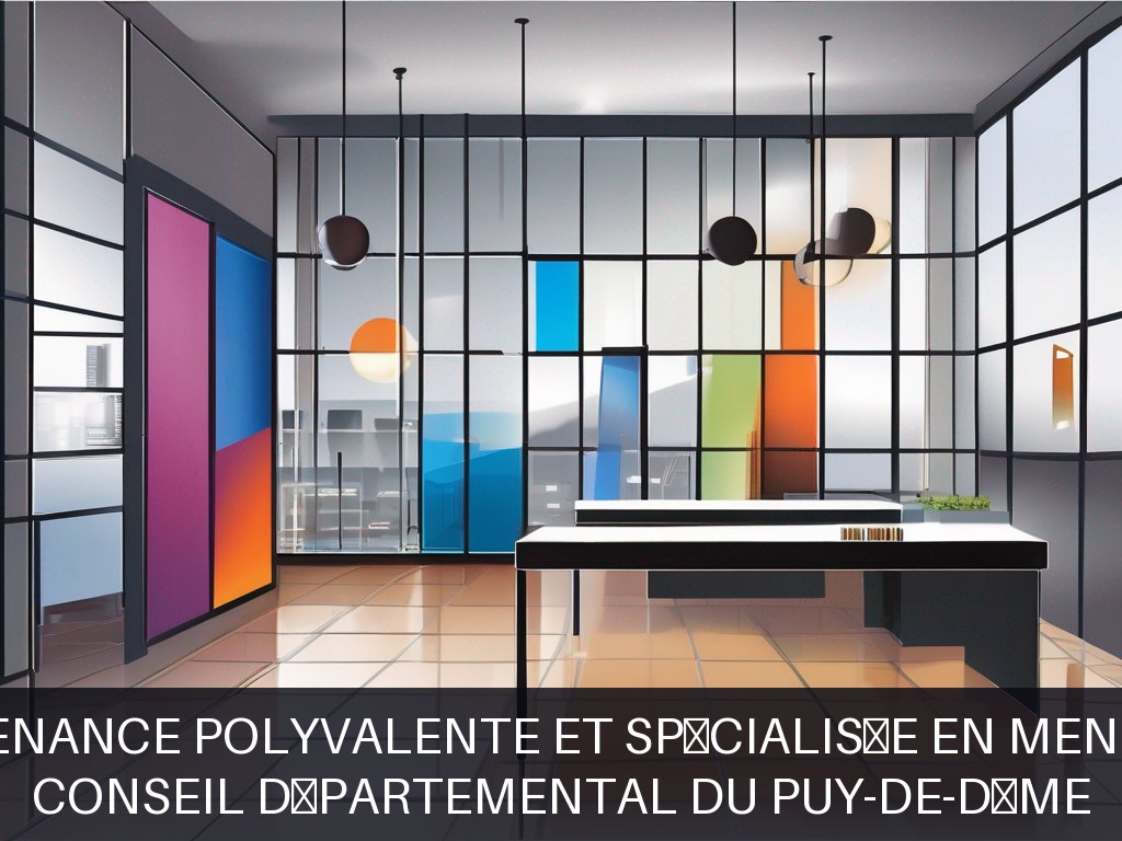 Illustration pour Conseil départemental du Puy-de-Dôme: Maintenance polyvalente et spécialisée en menuiserie