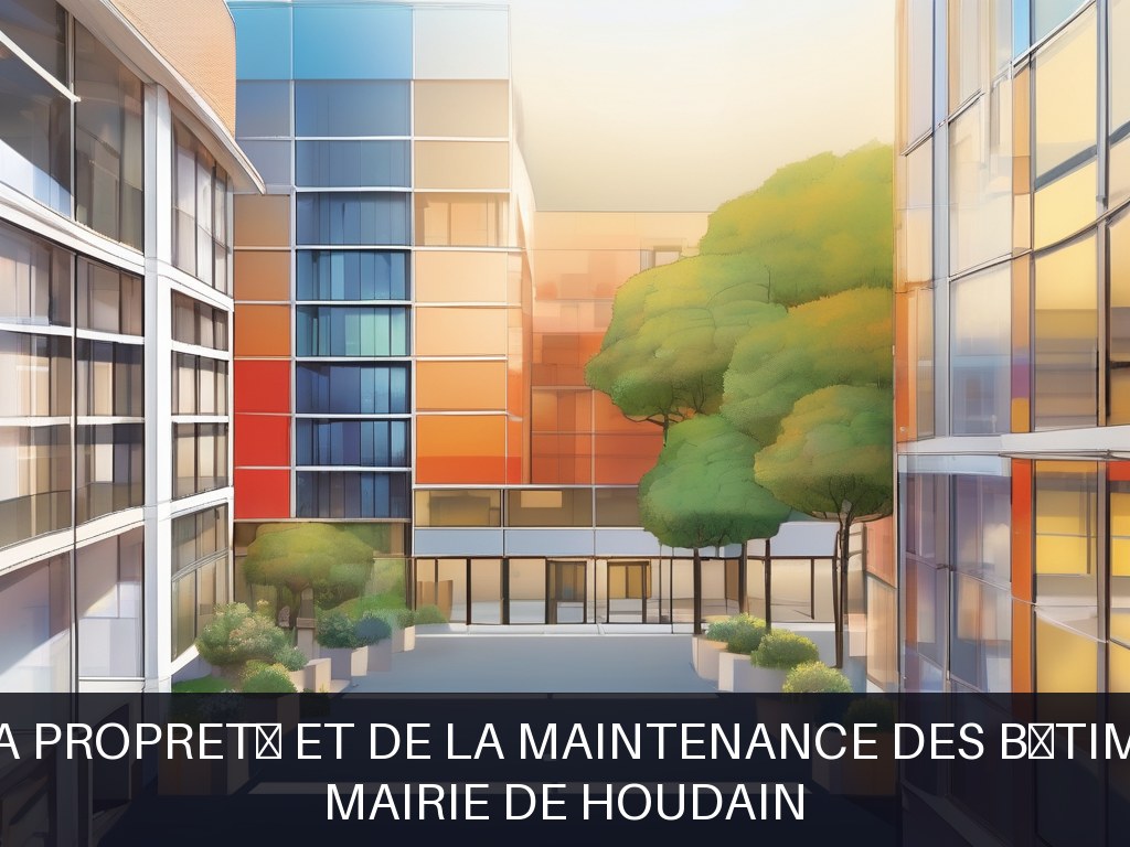 Illustration pour MAIRIE DE HOUDAIN: Optimisation de la propreté et de la maintenance des bâtiments communaux