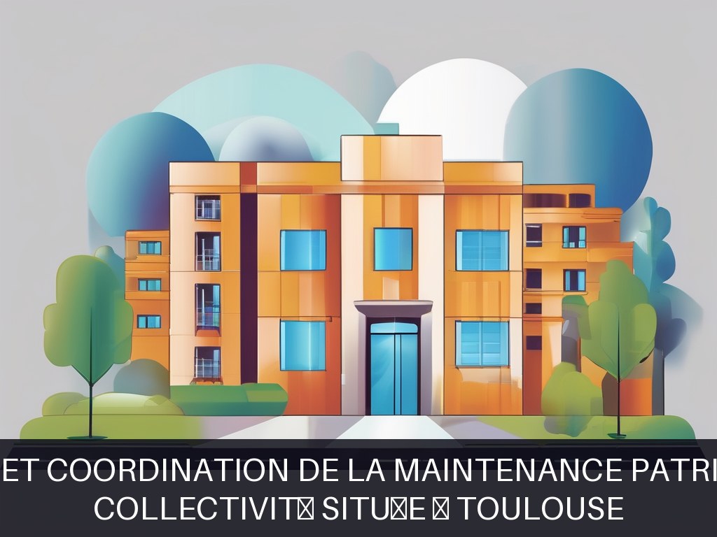 Illustration pour Collectivité située à Toulouse: Gestion et coordination de la maintenance patrimoniale