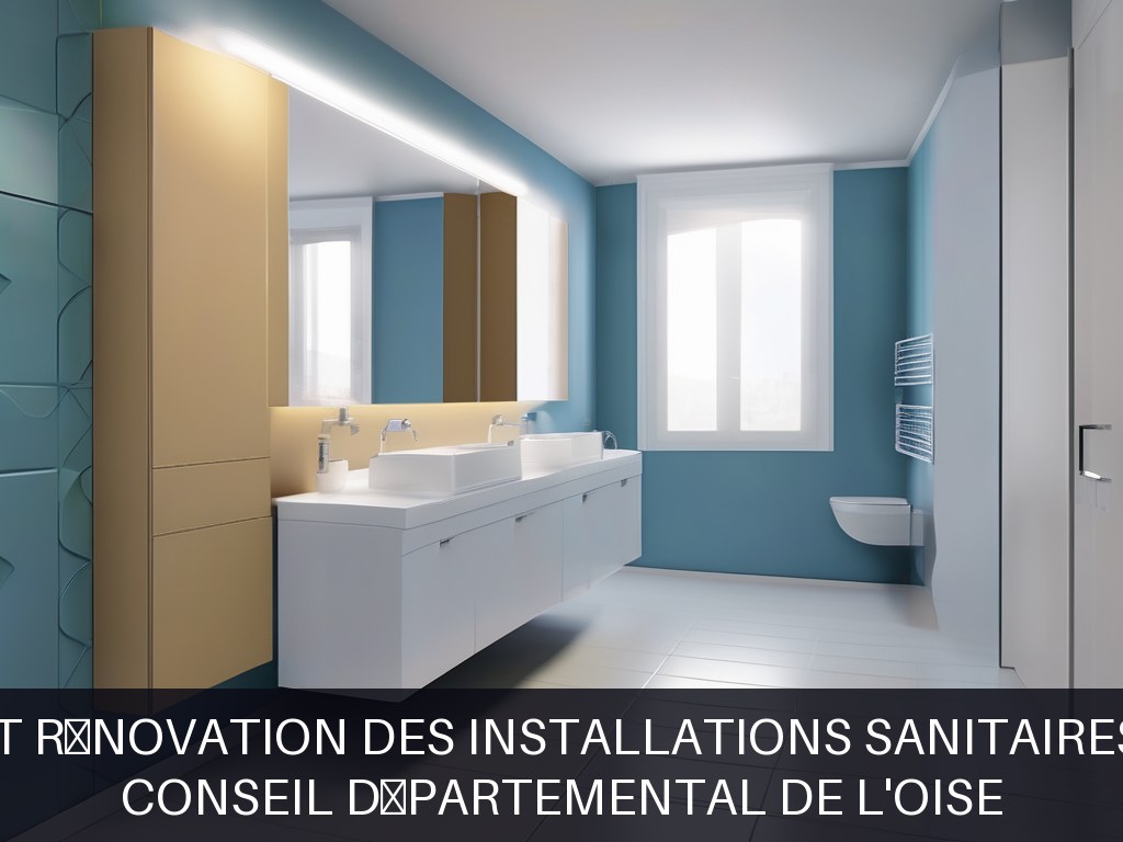 Illustration pour Conseil Départemental de l'Oise: Maintenance et rénovation des installations sanitaires polyvalentes