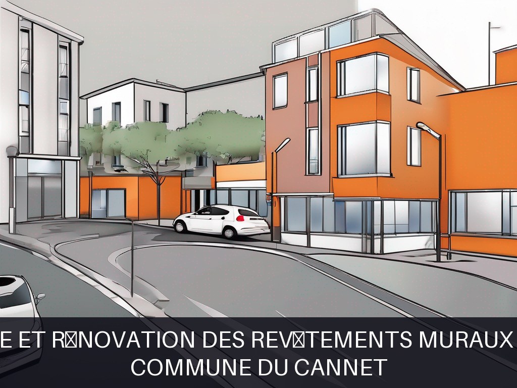 Illustration pour Commune du Cannet: Maintenance et rénovation des revêtements muraux communaux