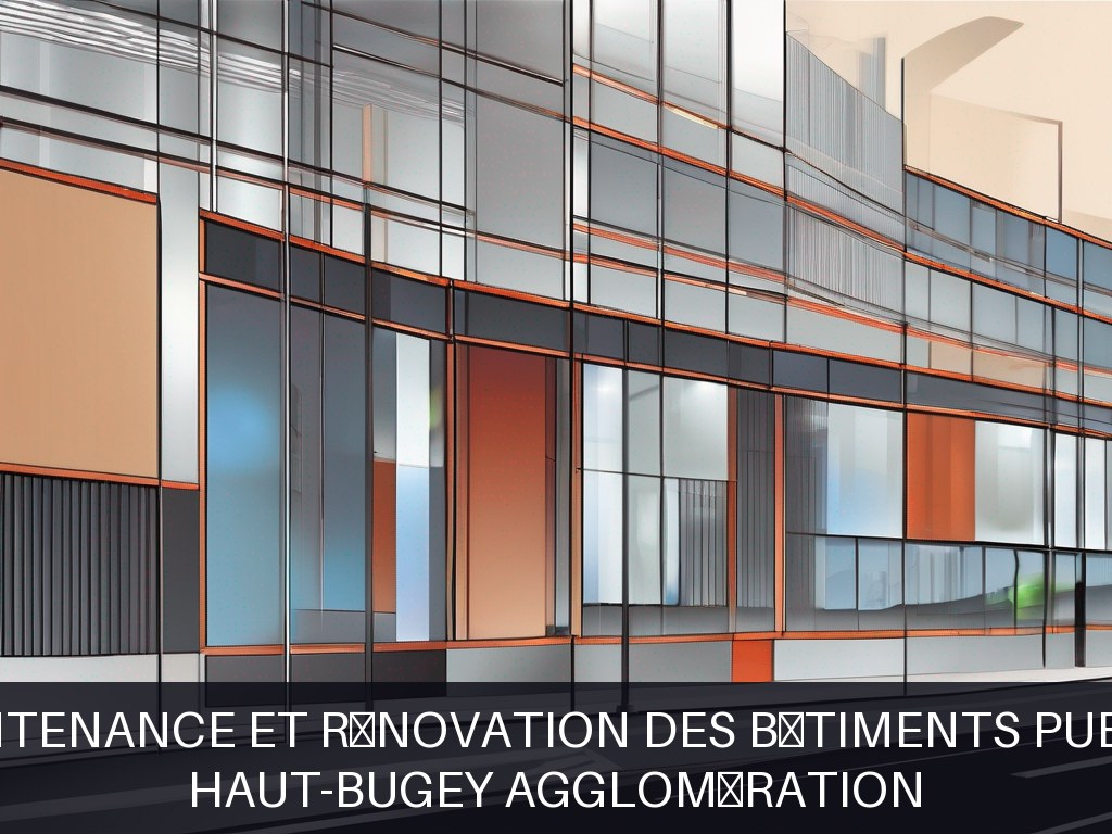Illustration pour Haut-Bugey Agglomération: Maintenance et rénovation des bâtiments publics