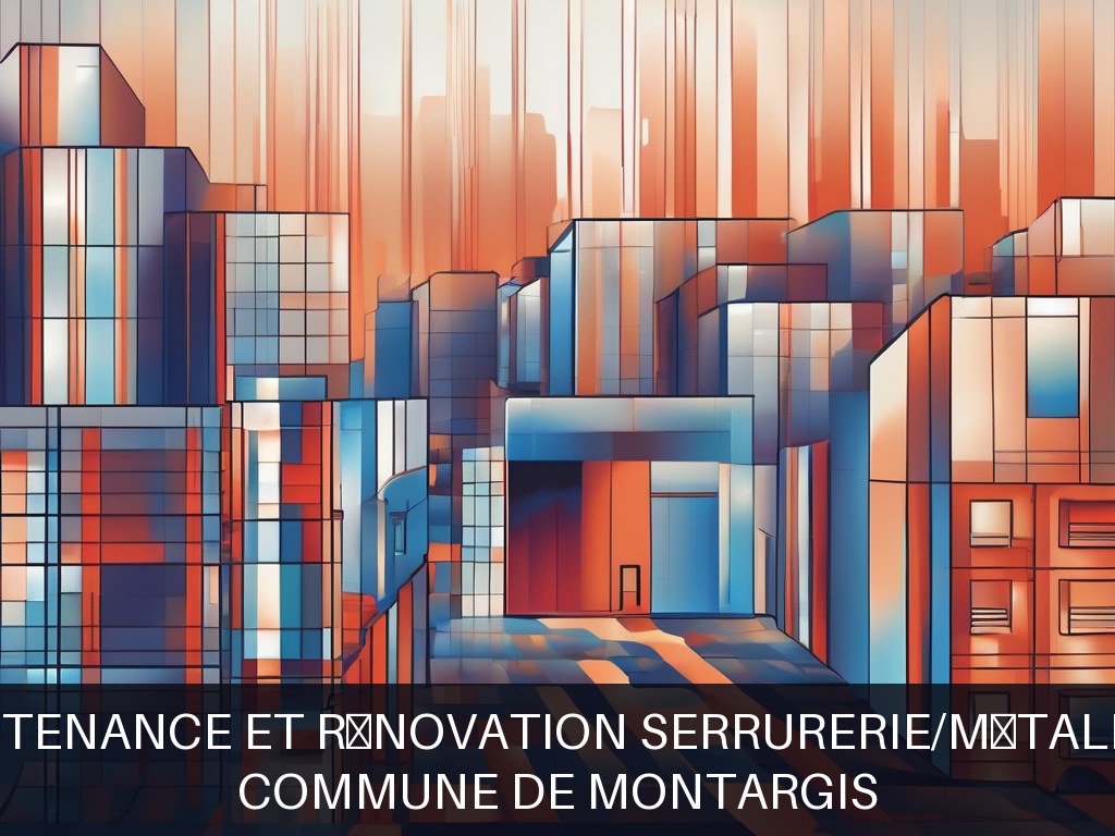 Illustration pour Commune de Montargis: Maintenance et rénovation serrurerie/métallerie