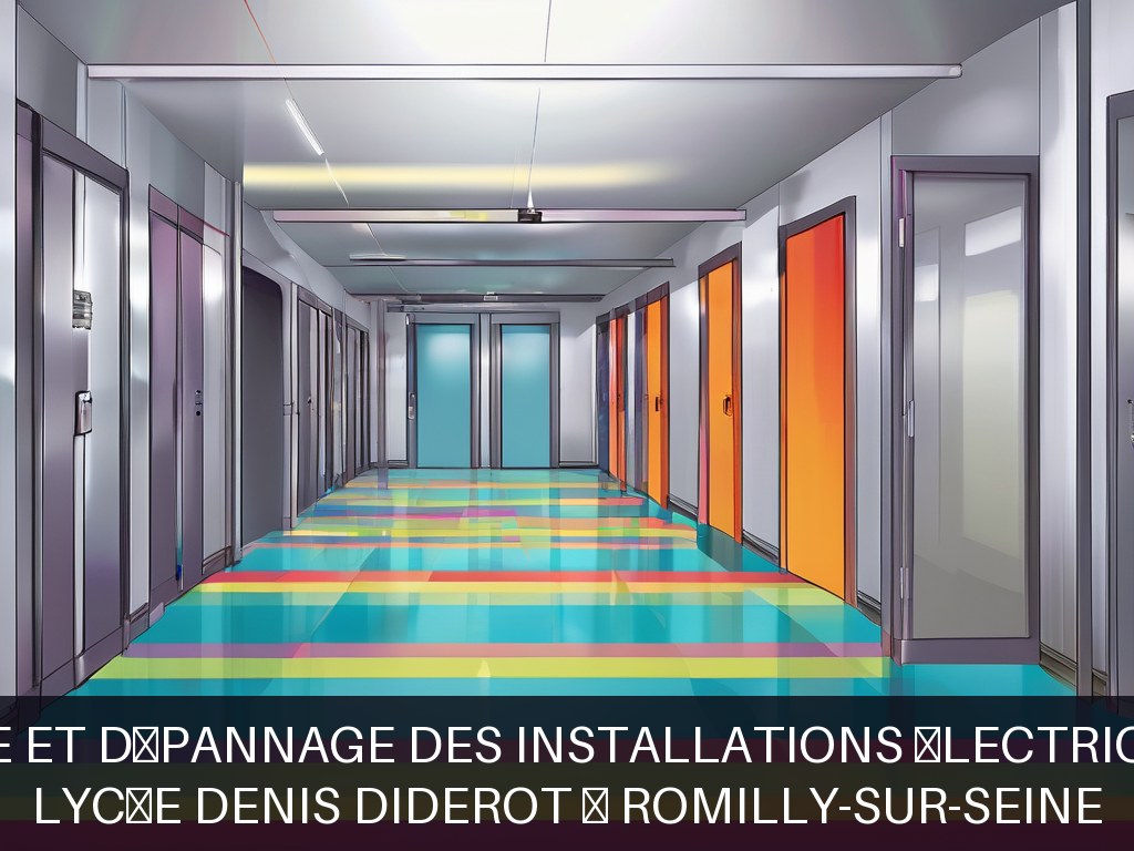 Illustration pour Lycée Denis Diderot à Romilly-sur-Seine: Maintenance et dépannage des installations électriques en lycée