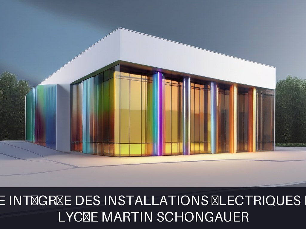 Illustration pour Lycée Martin SCHONGAUER: Maintenance intégrée des installations électriques et générales