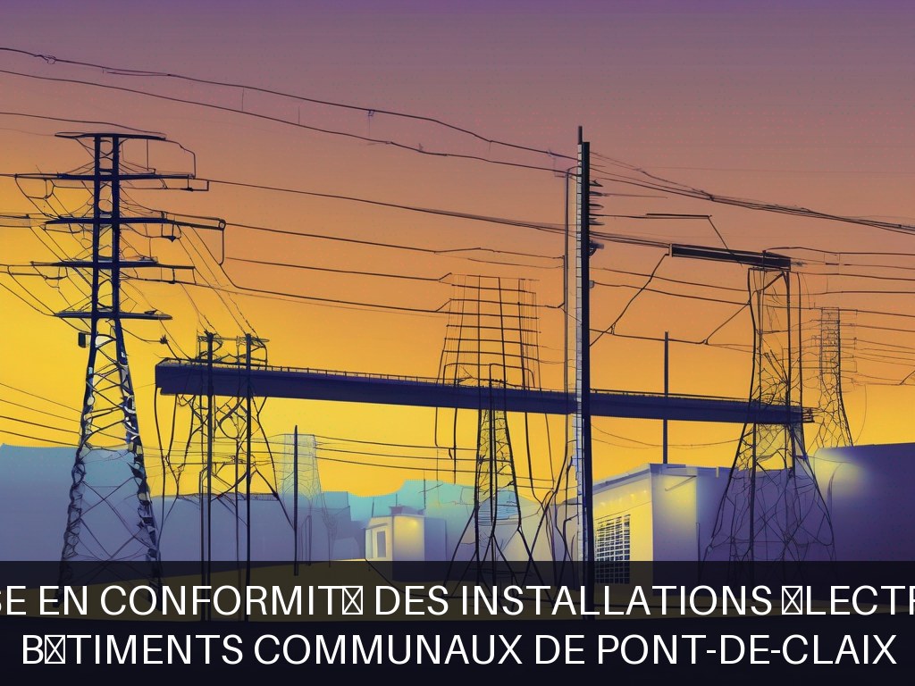 Illustration pour Bâtiments communaux de Pont-de-Claix: Maintenance et mise en conformité des installations électriques communales